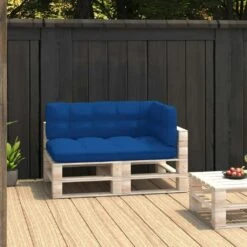VidaXL Palettensofa-Auflagen 3 Stk. Königsblau