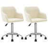 VidaXL Esszimmerstühle 2 Stk. Drehbar Creme Stoff 1 VidaXL Esszimmerstühle 2 Stk. Drehbar Creme Stoff -Vidaxl 20cec41f bfc9 45d1 8111 5eca50ae37bd