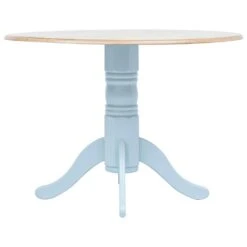 VidaXL Esstisch Grau Und Braun 106 Cm Gummiholz Massiv