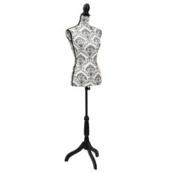 VIDAXL Damenbüste Schneiderpuppe Büste Torso Mannequin Leinen Mit Streifen -Vidaxl a3fd675a d403 4de2 aea1 60288e90fdcb 1
