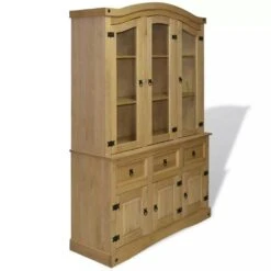 VidaXL Buffetschrank Buffet & Hutch Mexikanische Kiefer Corona-Stil