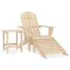VidaXL Adirondack-Gartenstuhl Mit Fußstütze & Tisch Massivholz Tanne 2 VidaXL Adirondack-Gartenstuhl Mit Fußstütze & Tisch Massivholz Tanne -Vidaxl c4ca2bde 7e16 41bf 9b8a 68b650e5a610