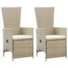 VidaXL Garten-Liegestühle 2 Stk. Mit Auflagen Poly Rattan Beige 1 VidaXL Garten-Liegestühle 2 Stk. Mit Auflagen Poly Rattan Beige -Vidaxl cd394236 2fb2 4ba8 a75e 1da97fec8e09